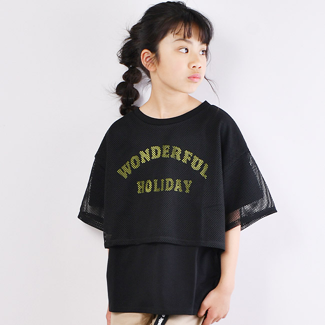 MaterialBluebis tシャツ 半袖 キッズ 女の子 おしゃれ 半袖 Tシャツ 白 キッズ...