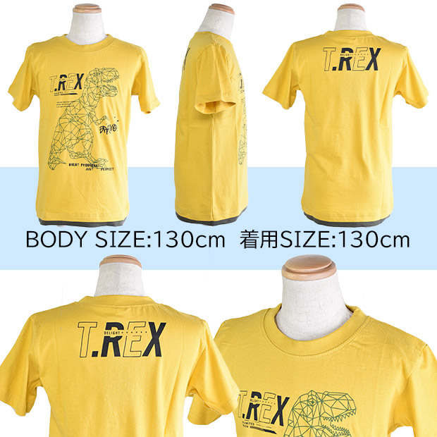 RESULT 働く車 恐竜プリントTシャツ 乗り物 半袖 Tシャツ  恐竜 ティーテックス T-REX 救急車 パトカー 消防車 春 夏 車｜sime-fabric｜12