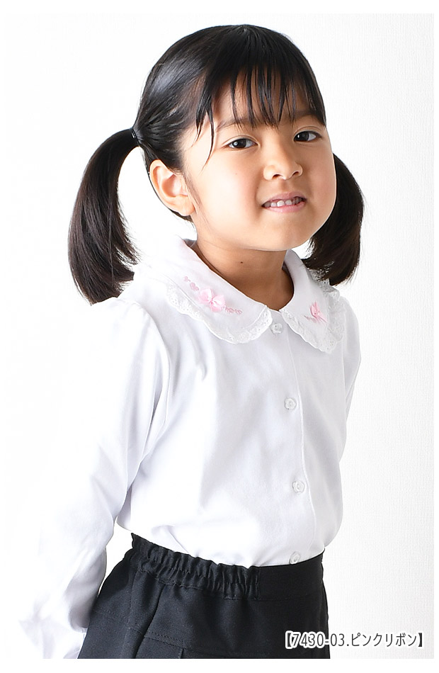 日本製 長袖スモック 子供用 綿100% 綿素材 幼稚園 保育園 遊び