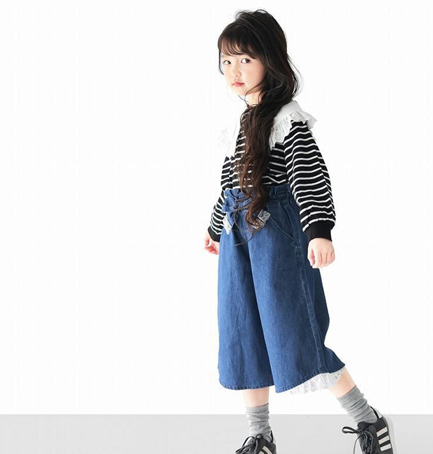 L.COPECK エルコペック ライトデニムガウチョ ガウチョパンツ デニム