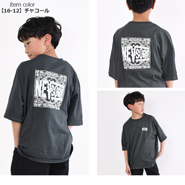 SHISKY（シスキー） NEVSURF Tシャツ BIG ゆったり バック プリント