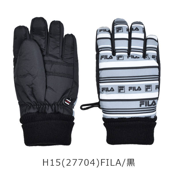 フィラ　FILA  スキー スノーボード グローブ 手袋 キャラクター 手袋 グローブ スキー手袋 男の子 女の子 5本指 子供