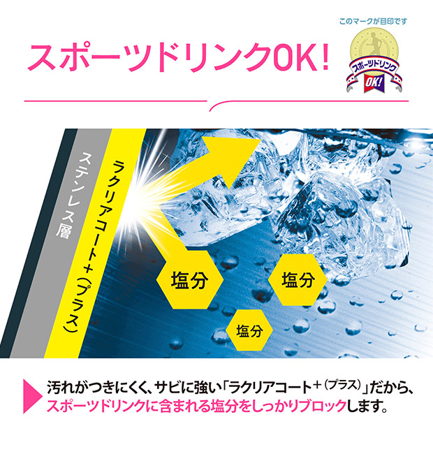 象印 ステンレスボトル シームレスせん 480ml 0.48L スポーツドリンク対応 保冷 保温 水筒 ボトル スポーツボトル ステンレス製 子ども キッズ 男の子 女の子 | 象印 | 16