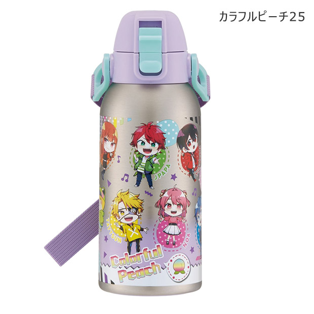 SKATER スケーター ダイレクトボトル 水筒 600ml ショルダーベルト付き キャラクター キッズ 人気 男の子 女の子 保冷 直飲み 新柄 かわいい かっこいい 子供 | ブランド登録なし | 03