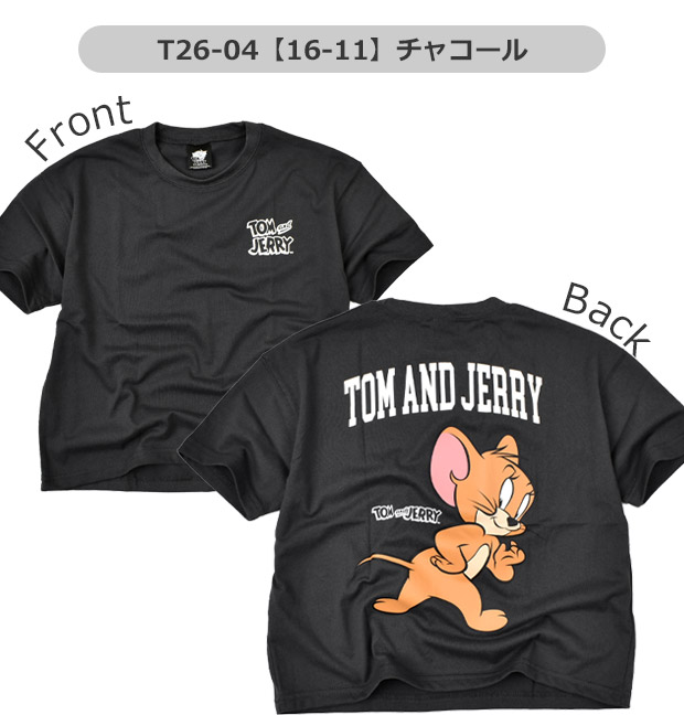 SHISKY（シスキー） トム＆ジェリー 半袖 tシャツ オーバーサイズ