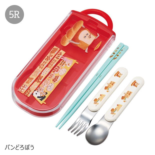 SKATER スケーター スライドトリオ トリオセット お弁当 スプーンセット お箸 抗菌 2025年 新柄 スプーンフォーク 保育園 幼稚園 小学生 男の子 女の子 送料無料 | スケーター | 38
