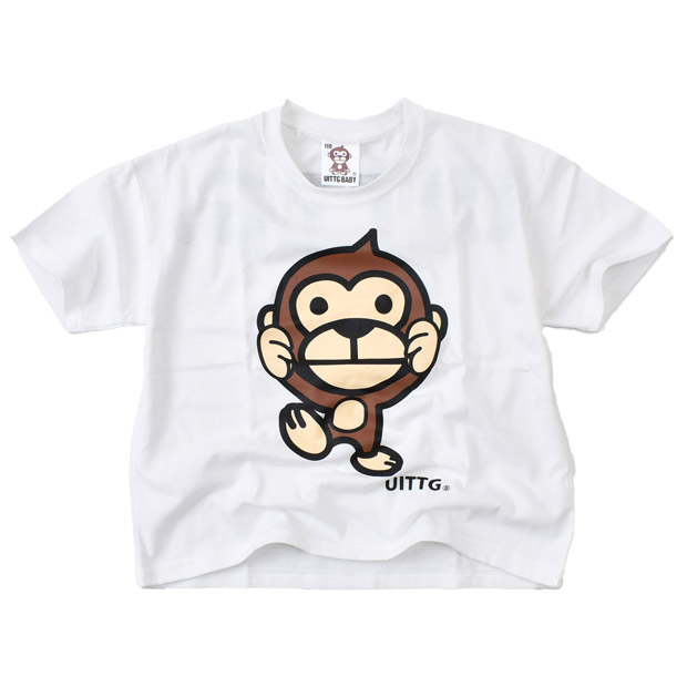 UITTG BABY 半袖Tシャツ 半袖 ティーシャツ BIGシルエット プリントTシャツ 大きめ BIG 男の子 女の子 バックプリント 110cm 120cm 130cm 140cm 150cm 160cm | ブランド登録なし | 01
