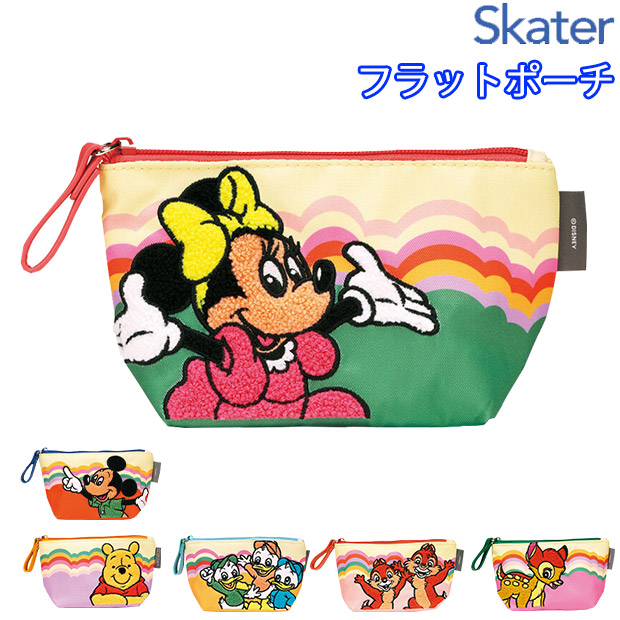 SKATER スケーター フラットポーチ ポーチ ミニ かわいい 小物入れ