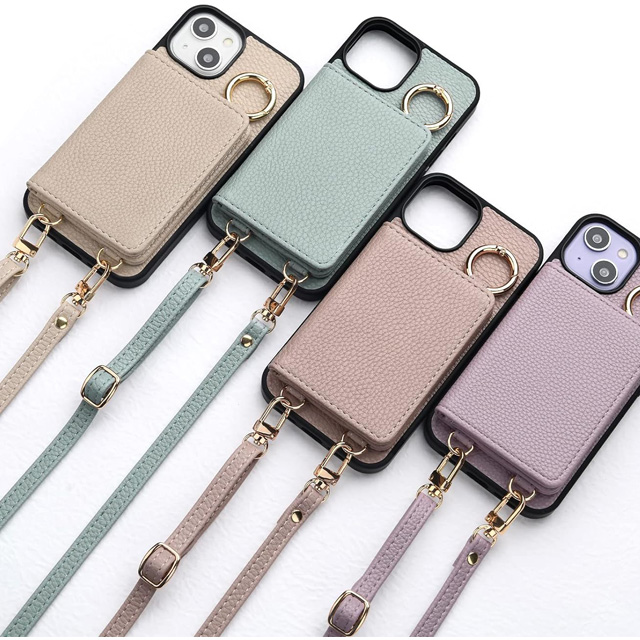 iPhone15 iphone15pro ショルダー ケース ストラップ スマホケース