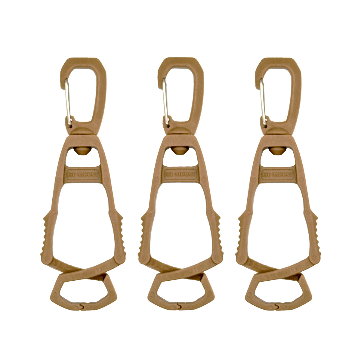 カラビナクリップ 手袋 帽子 小物 吊り下げ ワンタッチ 落下防止 アウトドア 登山 キャンプ 作業時に便利アイテム 3個セット 送料無料 |  | 04