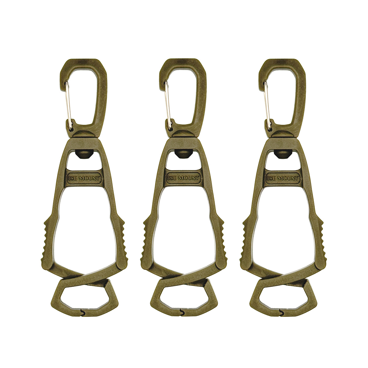 カラビナクリップ 手袋 帽子 小物 吊り下げ ワンタッチ 落下防止 アウトドア 登山 キャンプ 作業時に便利アイテム 3個セット 送料無料 |  | 02