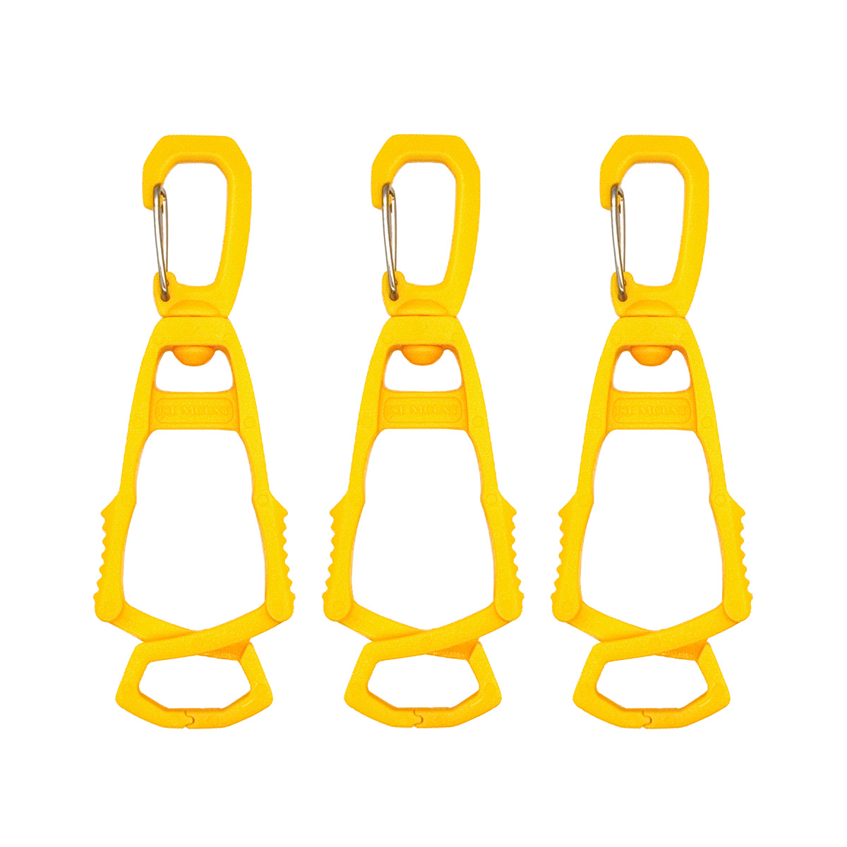 カラビナクリップ 手袋 帽子 小物 吊り下げ ワンタッチ 落下防止 アウトドア 登山 キャンプ 作業時に便利アイテム 3個セット 送料無料 |  | 07