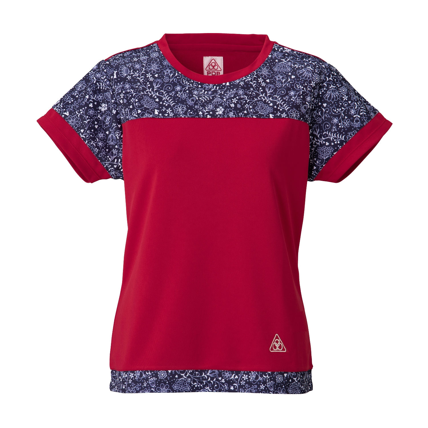 PDP ピーディーピー テニスウェア レディース 半袖 ゲームシャツ Tシャツ PTW-3101｜simpson-sports｜04
