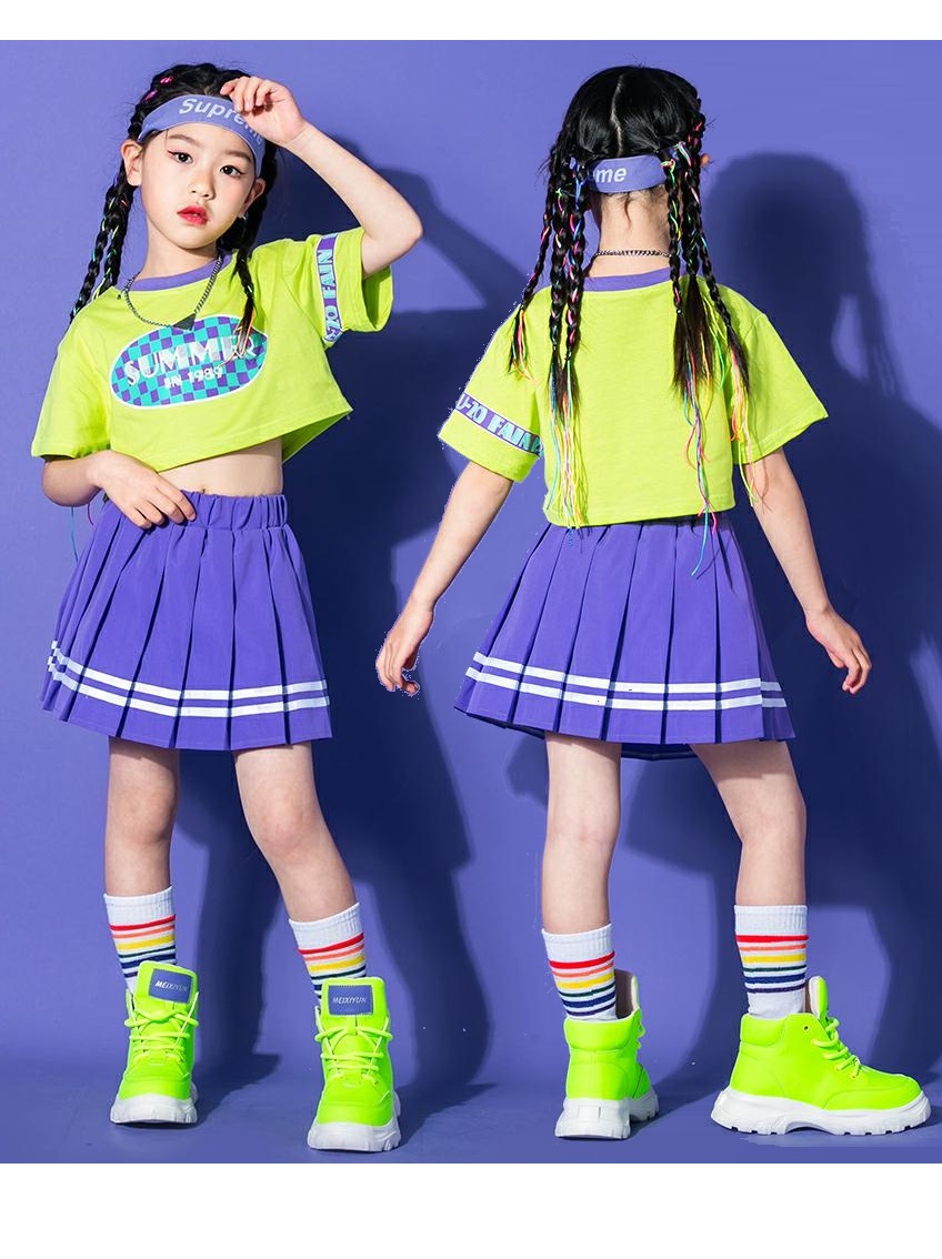 【夢子さま専用です】ベリーダンス衣装セットアップ キッズ ダンス衣装 セットアップ ガールズ ヒップホップ