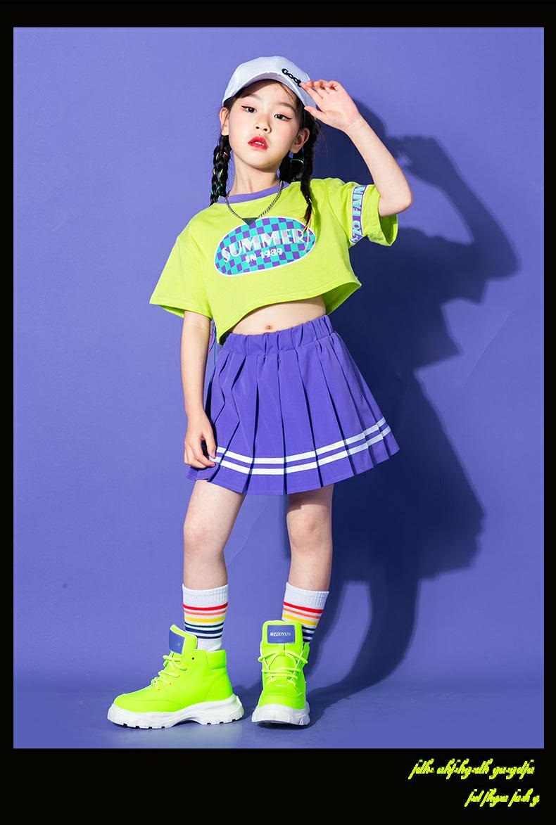 キッズダンス衣装 セットアップ ガールズ ヒップホップ ダンス衣装