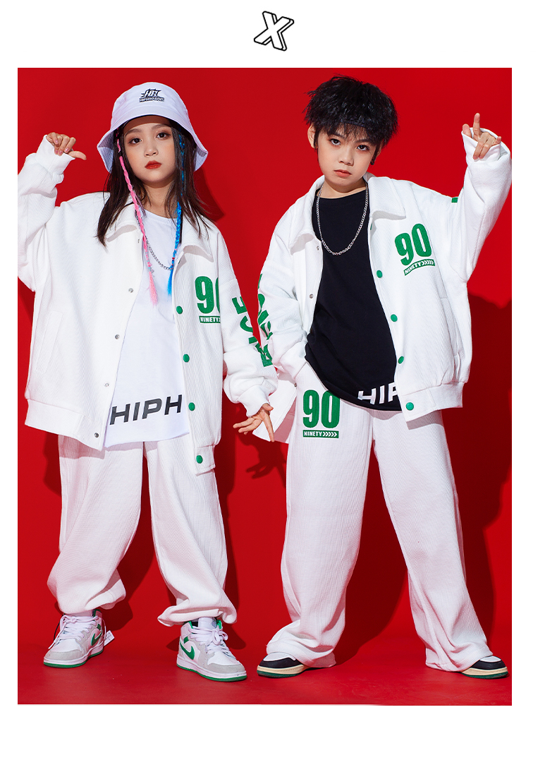 ダンス衣装 キッズ ヒップホップ セットアップ ジャケット パンツ