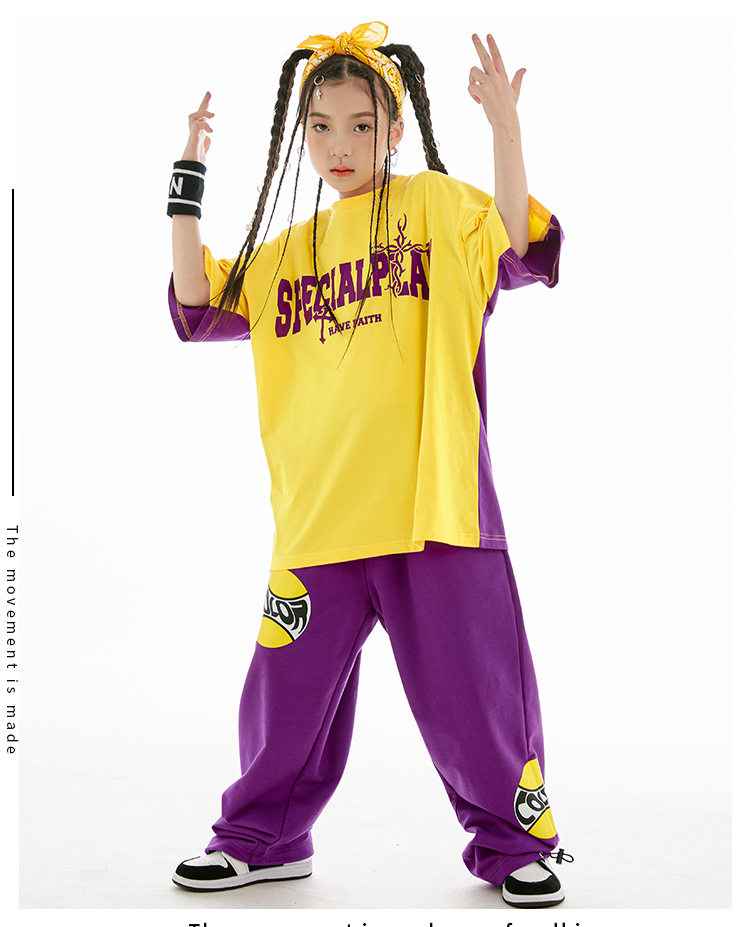 ヒップホップ 衣装 キッズダンス衣装 セットアップ 韓国 子供ダンス服