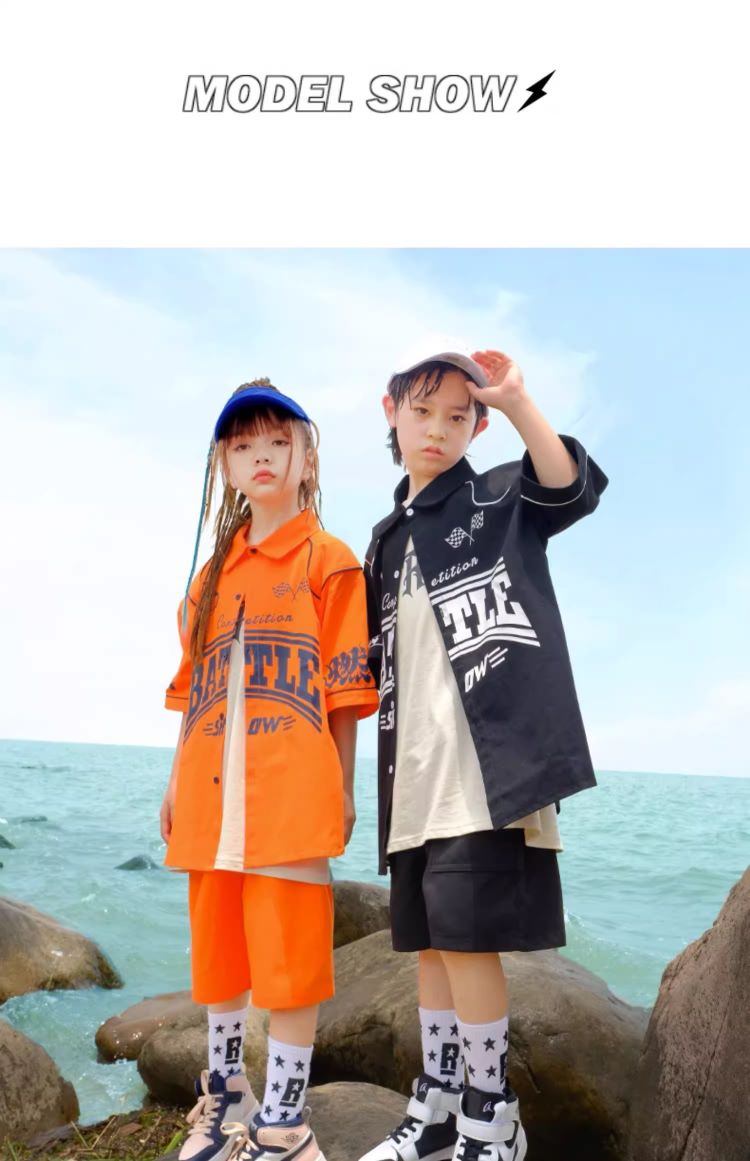 キッズ ヒップホップ 衣装 セットアップ ダンスウェア 子供ダンス服