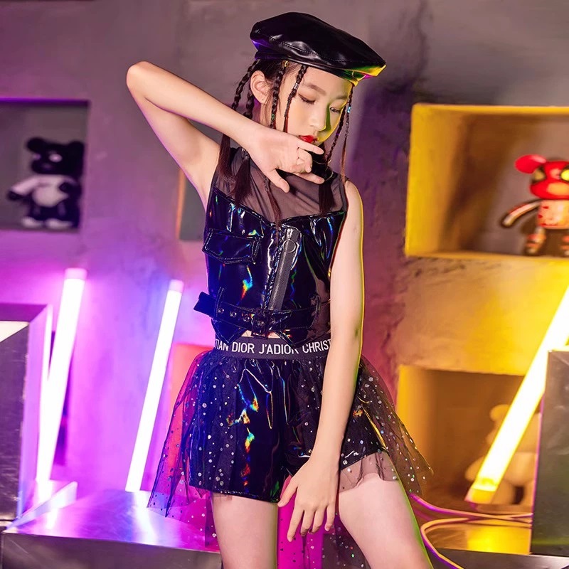 ダンス衣装 キッズ セットアップ ガールズ ヒップホップ 韓国 K