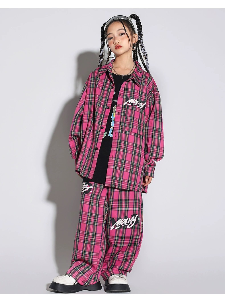 y/すのチル服4点セット×4[チェック]青・緑・ピンク・黒 dfls1.jpg