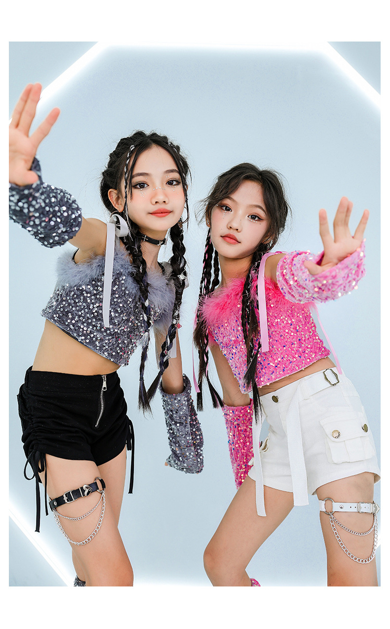 ダンス衣装 ガールズ 衣装 派手 K-POP 韓国 ジャズ セットアップ