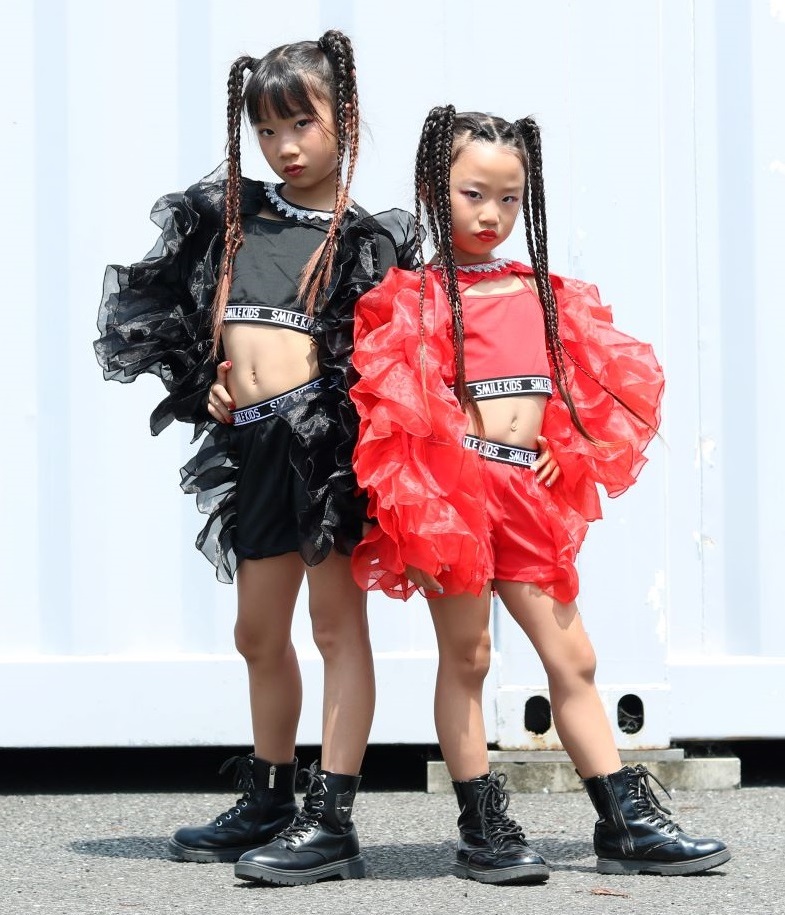 キッズ ダンス衣装 セットアップ ガールズ ヒップホップ