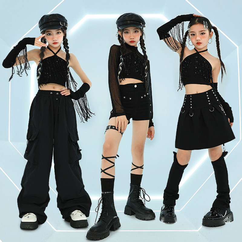 ダンス衣装 セットアップ ガールズ ヒップホップ 衣装 ジャズ K-POP