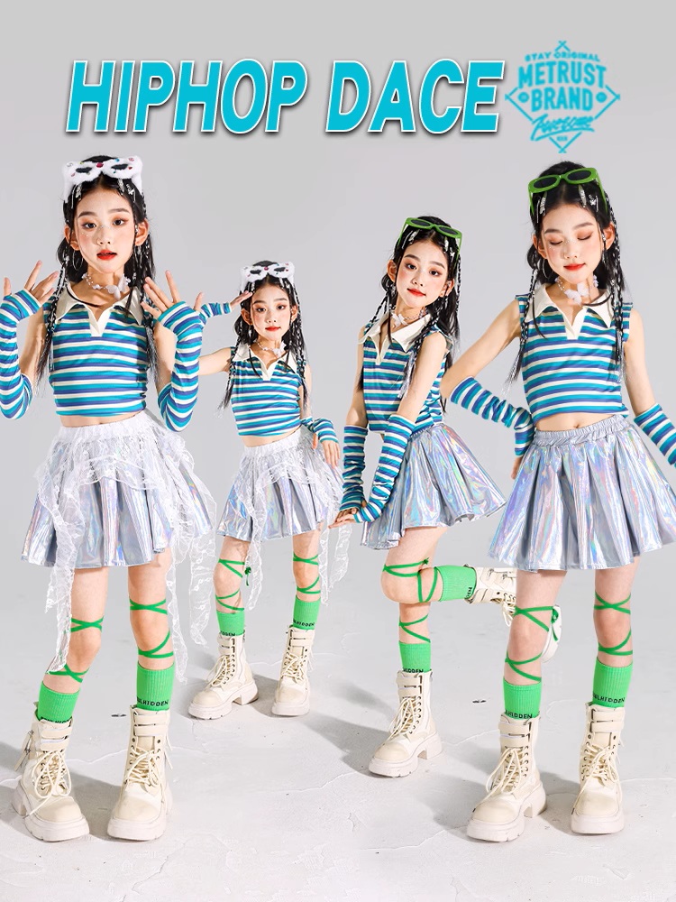キッズ ダンス衣装 セットアップ K-POP 韓国 ガールズ ヒップホップ