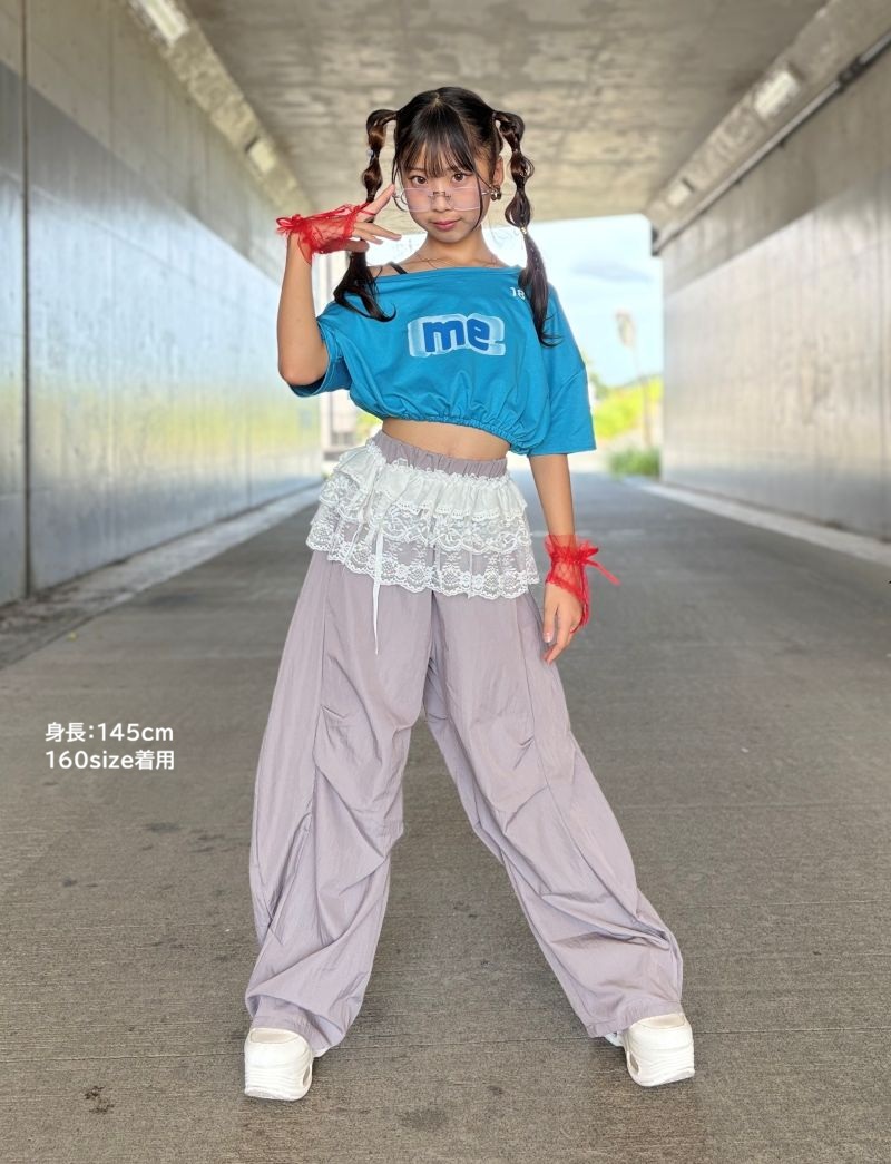 ダンス衣装 ガールズ ヒップホップ 衣装 K-POP 韓国 セットアップ 肩