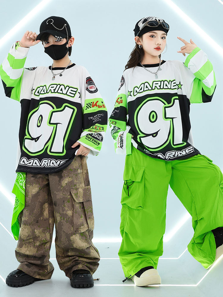 ヒップホップ 衣装 キッズダンス衣装 セットアップ 子供ダンス服