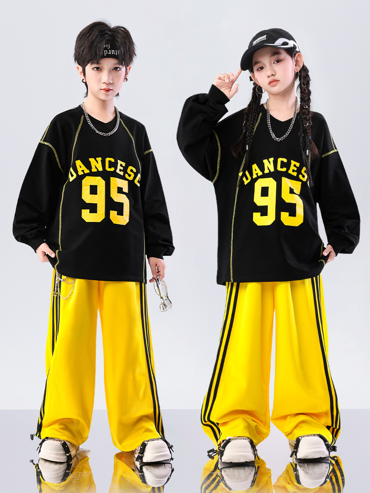 キッズダンス衣装 セットアップ ヒップホップ 衣装 ナンバリング