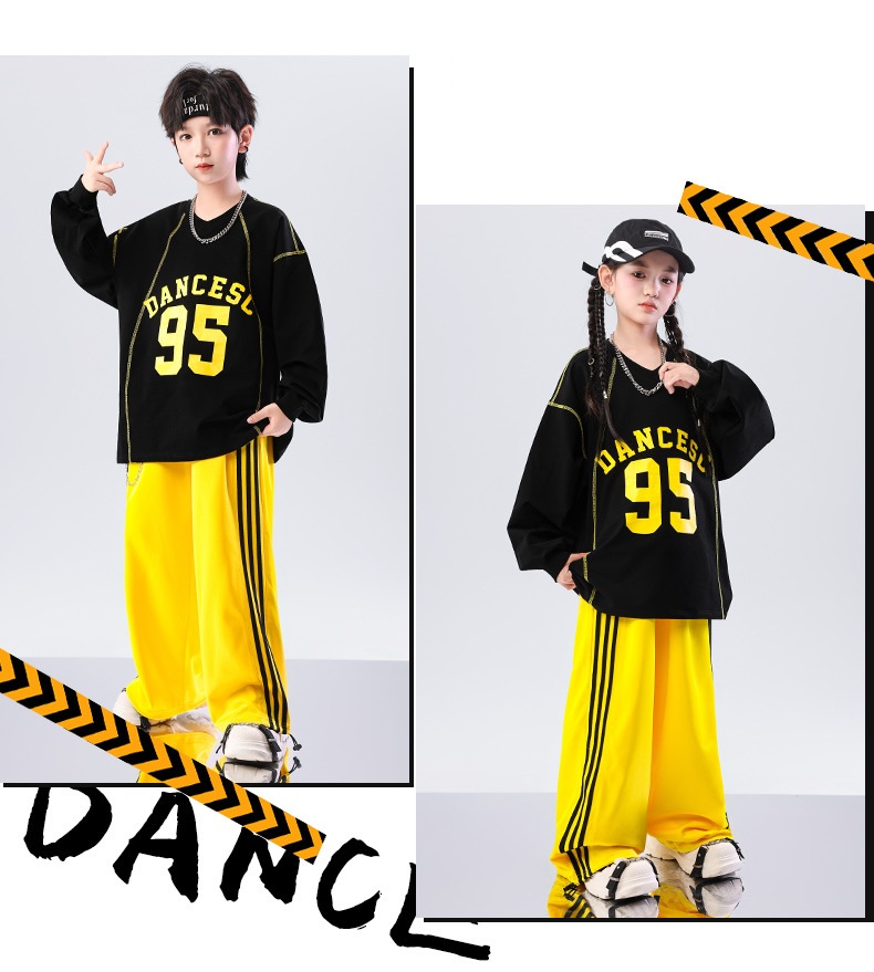 キッズダンス衣装 セットアップ ヒップホップ 衣装 ナンバリング