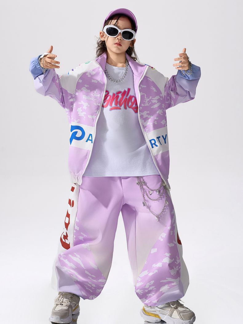 キッズダンス衣装 ジャージ 上下 ヒップホップ ファッション ダンス