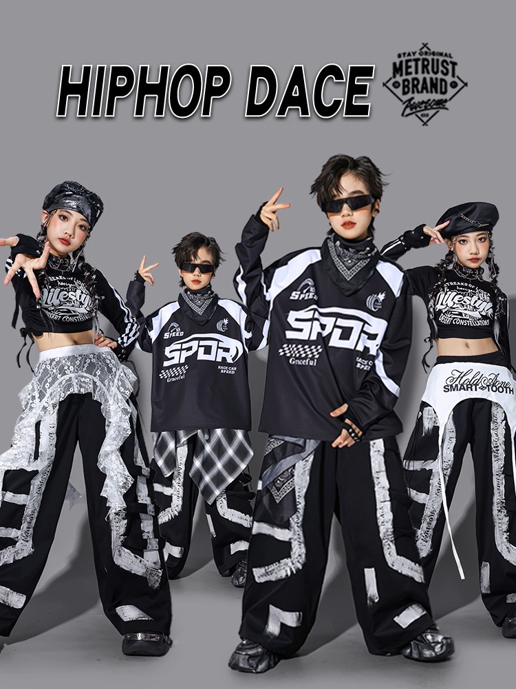 キッズダンス衣装 セットアップ ヒップホップ 衣装 黒 ブラック 男の子