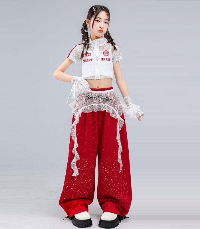 キッズ ダンス衣装 セットアップ ガールズ ヒップホップ かっこいい