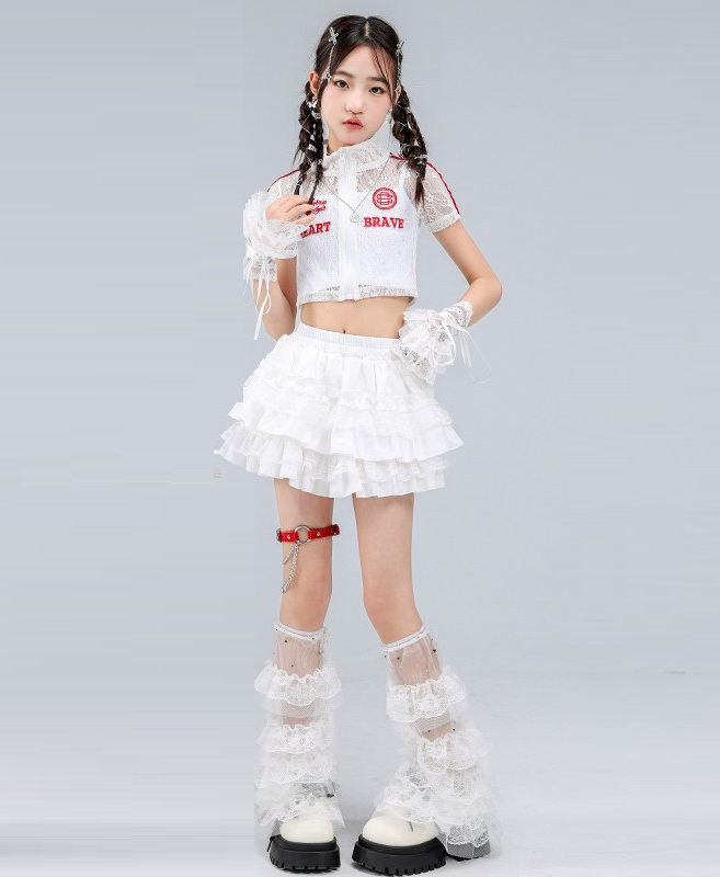 キッズ ダンス衣装 セットアップ ガールズ ヒップホップ かっこいい