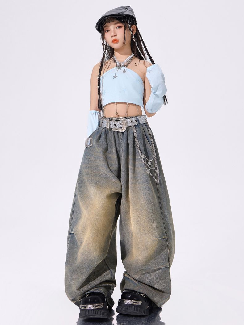 ダンス衣装 セットアップ ガールズ ヒップホップ 衣装 ジャズ K-POP