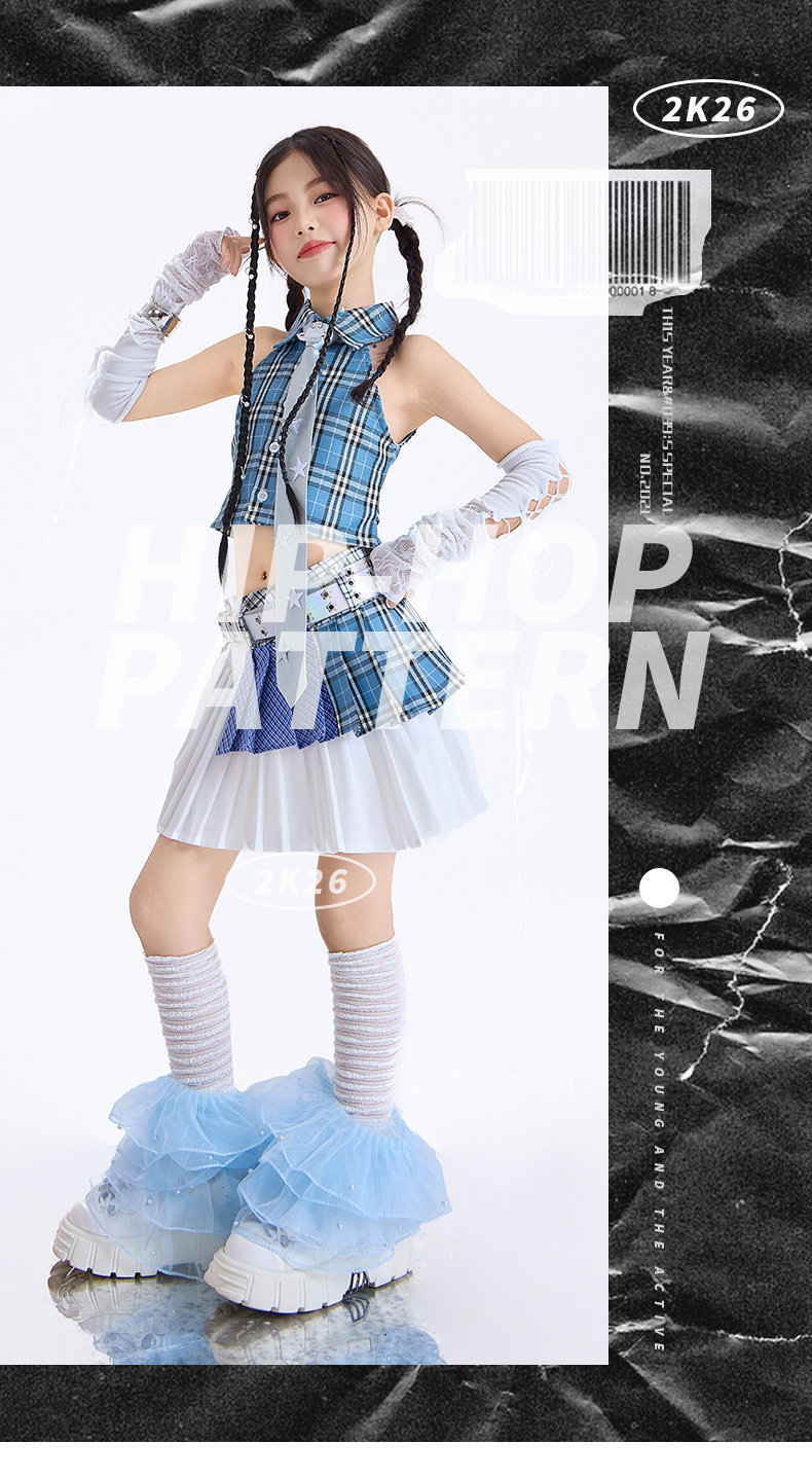 ダンス衣装 キッズ セットアップ チアダンス ガールズ ヒップホップ