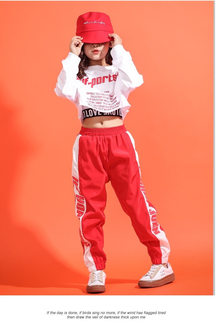 ダンス衣装 キッズ トップス へそ出し ヒップホップ ガールズ