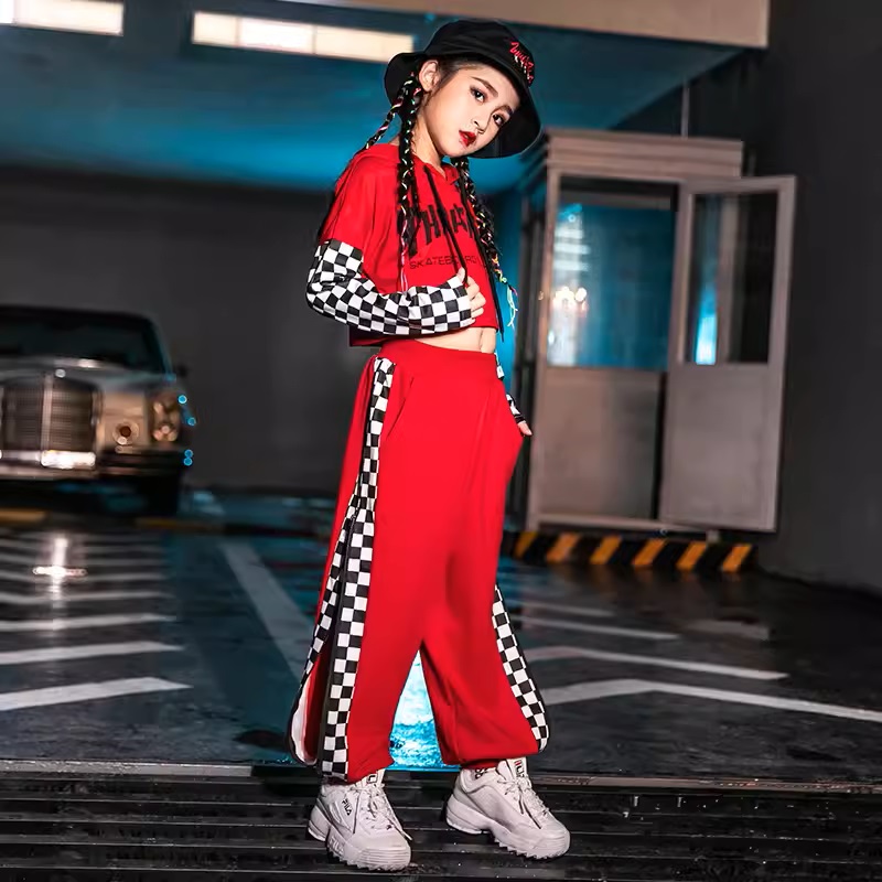 キッズ ヒップホップ ファッション ダンス衣装 派手 K-POP 韓国