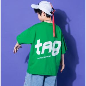キッズダンス衣装 Tシャツ トップス ヒップホップ ファッション 派手 ガールズ 男の子 K-POP...