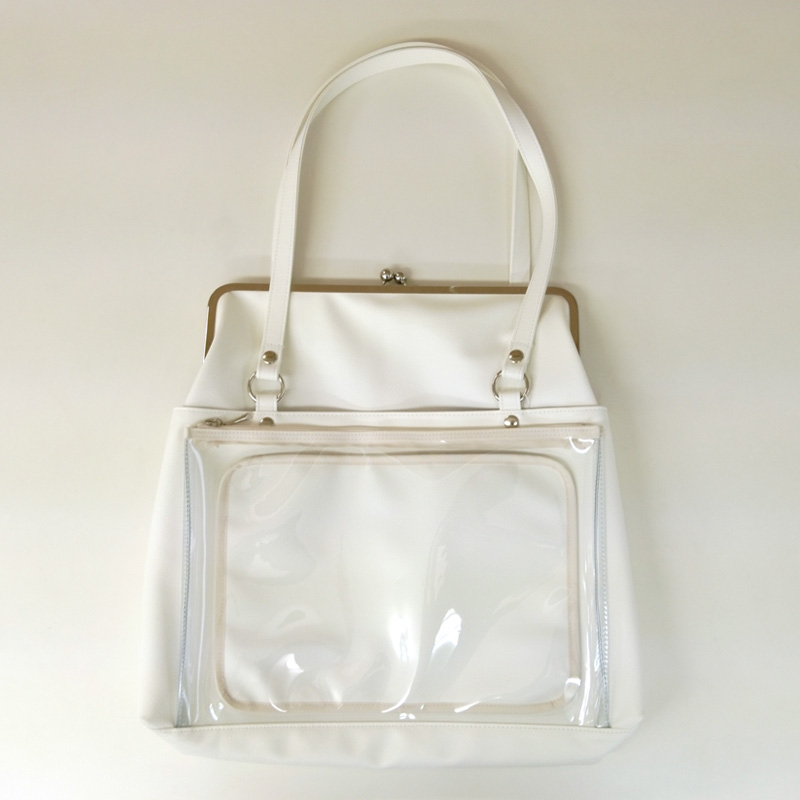 ◆がま口トート 推し事バッグ(1056)【メール便不可】 | 痛バ 痛バッグ 隠せる 推し活 オシカツ オタ活 A4 ショルダー 推し色 推しカラー コンサート ライブ |  | 12