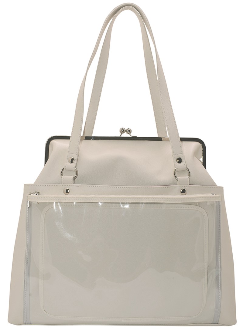 ◆がま口トート 推し事バッグ(1056)【メール便不可】 | 痛バ 痛バッグ 隠せる 推し活 オシカツ オタ活 A4 ショルダー 推し色 推しカラー コンサート ライブ |  | 05