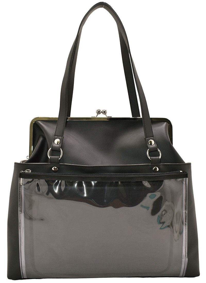 ◆がま口トート 推し事バッグ(1056)【メール便不可】 | 痛バ 痛バッグ 隠せる 推し活 オシカツ オタ活 A4 ショルダー 推し色 推しカラー コンサート ライブ |  | 06