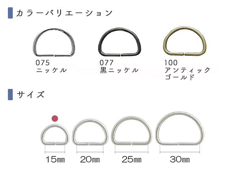 ◆KIYOHARAサンコッコーDカン15mm2個入りアンティックゴールド(1936-100)