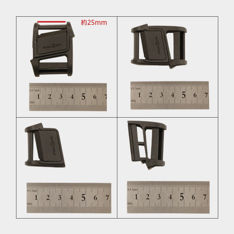 25mm◆FIDLOCK IF4060(4157)【メール便10個まで】|フィドロック 磁力 マグネット 簡単 バックル PA GF ユニバーサルデザイン | 銀河工房 | 02