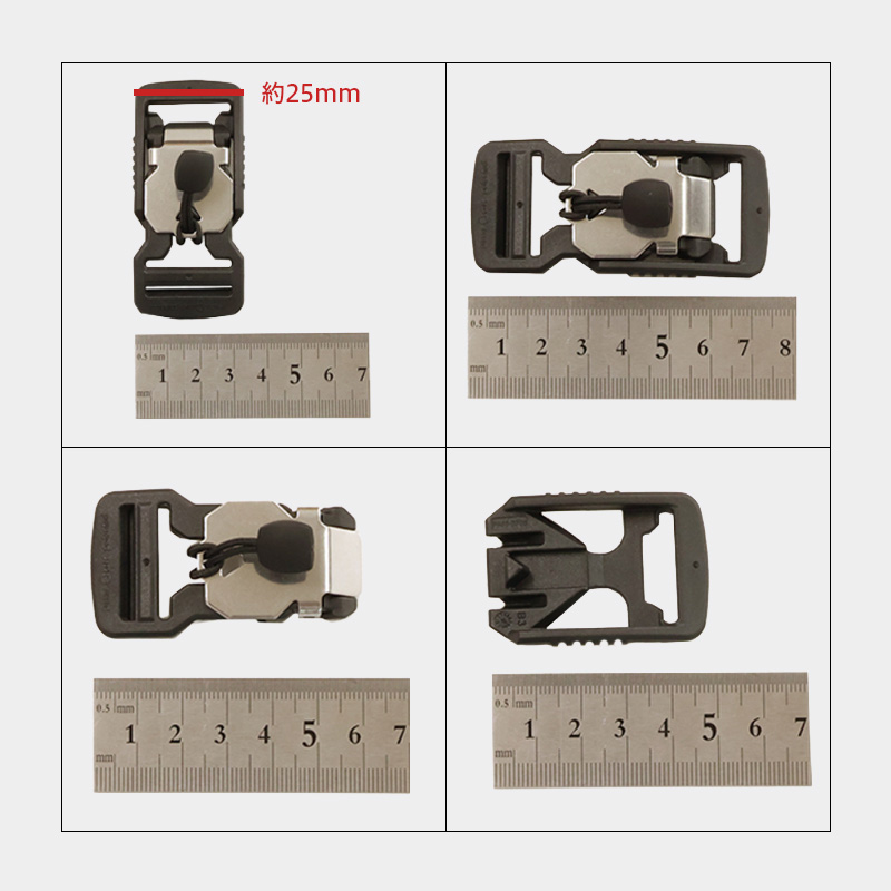 25mm◆FIDLOCK IF7204(4158)【メール便10個まで】|フィドロック 磁力 マグネット 簡単 バックル PA GF SUS ステンレス ユニバーサルデザイン | 銀河工房 | 02