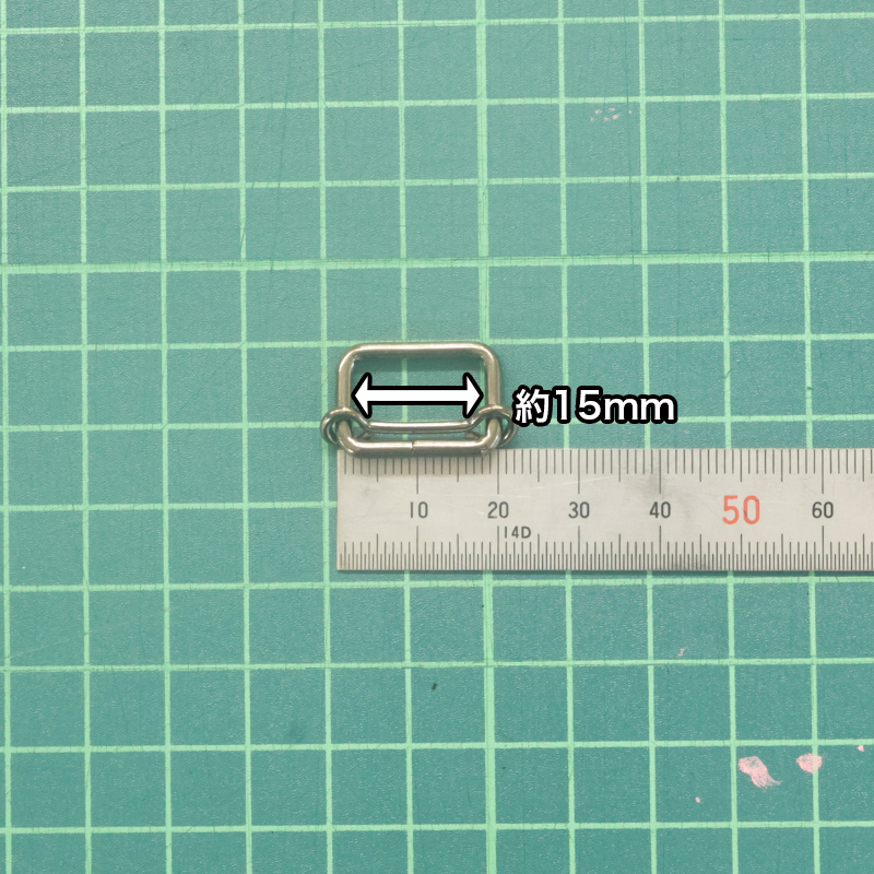 【メール便1個まで】◆移動カン15ｍｍ 50個入り(4841-3)/ニッケル/ブラックニッケル/アンティークゴールド | 銀河工房 | 02