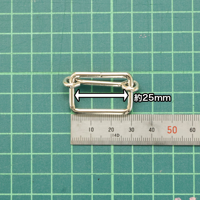 【メール便3個まで】◆移動カン25ｍｍ 10個入り(4843-2)/ニッケル/ブラックニッケル/アンティークゴールド | 銀河工房 | 02