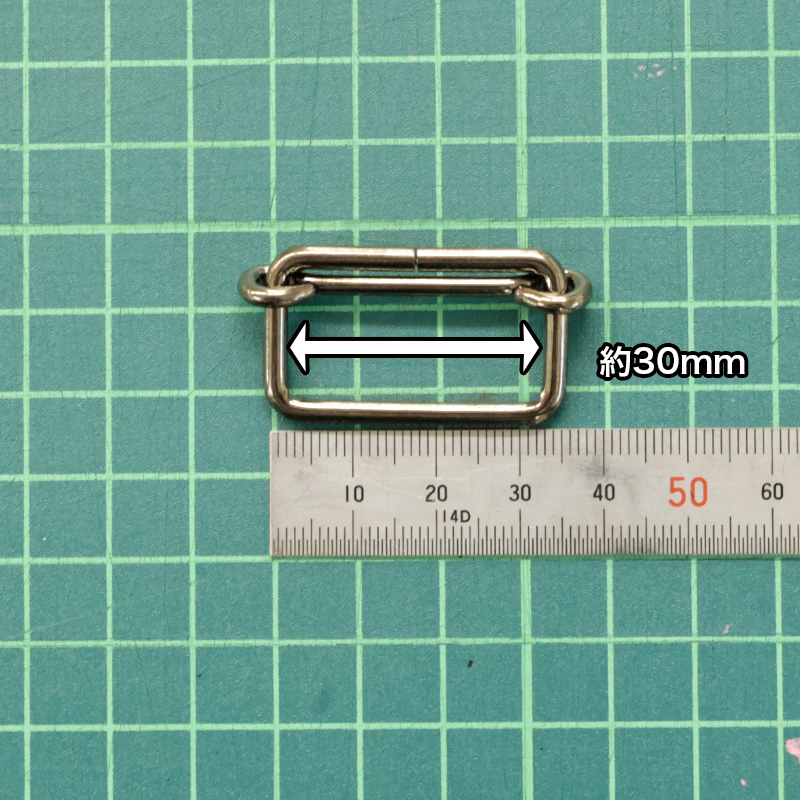 【メール便6個まで】◆移動カン30ｍｍ 5個入り(4844-1)/ニッケル/ブラックニッケル/アンティークゴールド | 銀河工房 | 03